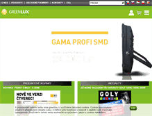 Tablet Screenshot of greenlux.cz